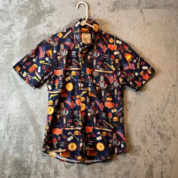 RSVLTS Breakfast Balls Men's Ron Swanson's Shirt of Greatness XS Parks and Rec - Picture 1 of 6